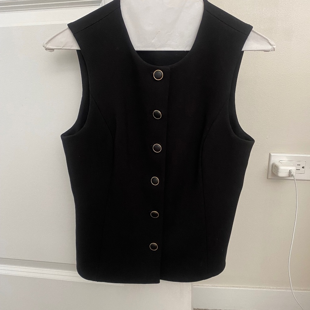 Rag and bone black vest